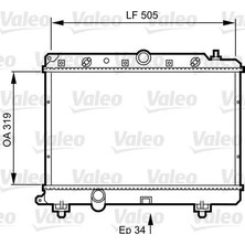 Valeo x Radyatör Rover 220 D/sd/ Sdı 95-00 618İSİ 96-99 620İ 93-96 620Sİ 93-99 25 2.0idt 99-05