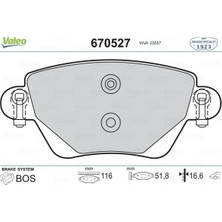 Valeo Arka Balata Renault Kangoo 01> Ford Mondeo 00>07 Jaguar X-Type 01>09