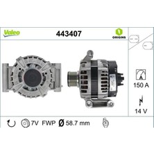 Valeo Alternatör Ford Transit-Ranger 11> 2.2 Tdci 150 Amp
