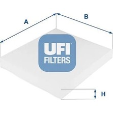 Ufi Polen Fıltresı Mercedes G-Class W461 W463 . Audı A2 . Seat Cordoba Ibıza . Skoda Fabıa . Vw Polo
