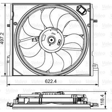 Valeo Fan Motoru Kadjar 1.5dcı-1.6dcı-1.6dcı 4x4 15 >