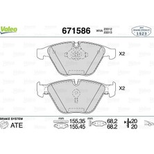 Valeo Fren Balatası On Bmw E60 E61 E63 E64 E65 E66