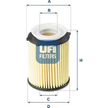 Ufi Yag Fıltresı Mercedes M270 M274 W204 W205 W176 W177 W246 W212 W213