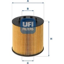 Ufi Yağ Filtresi Master Iı-Iıı-Movano 00- Trafıc Iı 03- -Lgn Iı 01- -Vıvaro 03- 2.2dtı-2.2dcı-2.5dcı