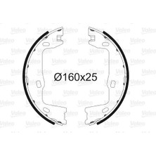 Valeo Arka Pabuç Balata Vectra A 88-95 Vectra B 95-03 Omega 91-97 Astra F 91-98