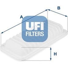 Ufi Hava Filtresi Toyota Yarıs 1.3l 2sz-Fe SCP12 99-05 1.0l 1sz-Fe SCP10 99-05 1.0l 1kr-Fe KSP90 06-11 / Daıhatsu Sırıon 1.0l 1kr-Fe M300 05-> / P107 05> C1 05> 1.0l