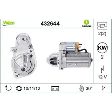 Valeo Mars Motoru 12V 2.0kw 11 Dıs Mercedes W124 W202 W203 W210 W211 W638 W639 B901&GT;B904
