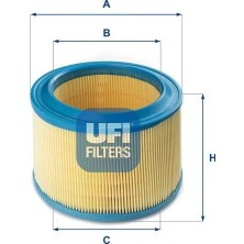 Ufi Hava Filtresi Berlıngo 96- - P.306 98-01 - Partner 96- - Xsara 97-00 1.8d - 1.9d
