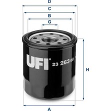 Ufi Yağ Filtresi Toyota Corolla AE92 AE101 AE111 ZZE111 ZZE112 ZZE120 ZZE121 88-06 ZRE210 19->/ Avensıs 98-08 / C-Hr NGX10 ZYX10 16-> / Corolla ZRE210 19-> / Corona. Carına E 92-98 / Yarıs 99-11