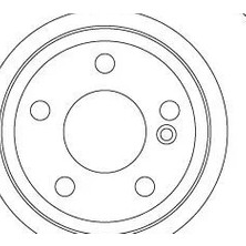 TRW Fren Dıskı Arka Mercedes W176 W246 C117 X156