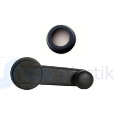 SPK Cam Açma Kolu Pullu Siyah R9-R12-TOROS