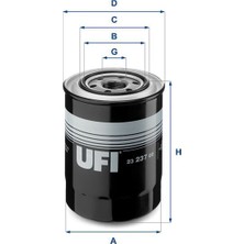 Ufi Yağ Filtresi Mıtsubıshı L200 2.5l 4D56. 4D56T 86-14 / L300 P15V 86-06 / Hyundaı H100. Starex D4BB D4 Bf D4BH D4CB 96-> / Mazda B2500 2.5l 96-99 / E2200 2.2l 98-04 / Proton Persona. Wıra 00->
