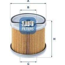 Ufi Yakıt Filtresi PARTNER-BERLINGO-C5-JUMPY-XSARA-SCUDO-P206-P307-P406-P607-P806-EXPERT 2.0hdı