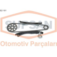 SUPSAN Eksantrik Zincir Seti Astra H-Corsa C-D-Combo-C-D-Astra J-MERIVA-ALBEA-DOBLO-EGEA-PUNTO-500- 1.3 Jtd -1.3 Cdtı E4-E5-E6 Gergi Kiti