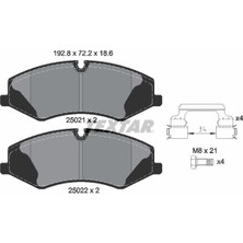 Textar Fren Balatası On Land Rover Defender L663 L319 L462 Range Rover L322 L405 L320 L494 L560
