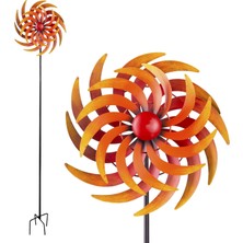 Alpine Corporation NCY324 Yel Değirmeni Kazığı, 38,1 cm U x 17,78 cm G x 190,5 cm Y, /turuncu