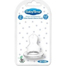Fırsatkolik Babytime Silikon Damaklı Biberon Emziği N.2 BT100