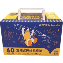Sta Baby Kids Akrilik Marker Seti 60'lı