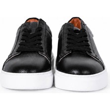 Trender 777 Süet Siyah - Beyaz Erkek Casual Ayakkabı 26YK89000010