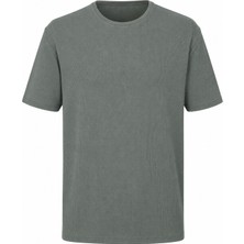 Trender 241 Bisiklet Yaka Yeşil Erkek T-Shirt 26YK37000019