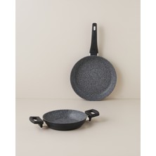 English Home Valencia Premium 2 Parça Tava-Sahan Seti 20-26 cm Siyah