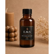 E.M.S 20 ML KAHVERENGİ SIVI MUM BOYASI LİKİT PİGMENT HOBİ VE MUM BOYASI.