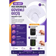Linas Proximitiy 125 Khz Personel Kartı Göster Geç Ürünü 100 Adet