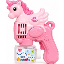 Ziventa Unicorn Baloncuk Tabancası Işıklı Otomatik Köpük Makinesi 19 Delikli Çocuk Oyuncağı Bubble Gun Kabarcık