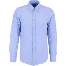 Altınyıldız Classics Mavi Erkek Tailored Fit Gömlek ACE201262053