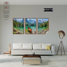 Akıllı Kağıt Statik Tutunma Özellikli Tablo - Poster Manzara (Model- 105)