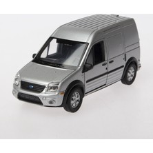 Welly 1:36 Ölçekli Gri Diecast Ford Transit Connect Araba Çek-Bırak Sistemi ile Detaylı Tasarım