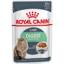 Royal Canin Digest Sensitive 85 g x 12 Adet Parça Etli Kedi Konserve Yetişkin Kediler İçin Lezzetli Mama