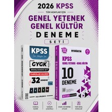 Anla Kazan Yayınları Pegem 2026 Kpss Gkgy Ortaöğretim 10 Deneme & Evp Akademi Kpss Tüm Dersler 32 Deneme Seti