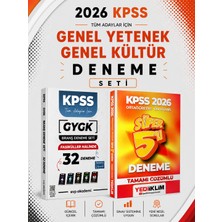Anla Kazan Yayınları Yediiklim 2026 Kpss Gkgy Ortaöğretim-Önlisans 5 Deneme & Evp Akademi Kpss Tüm Dersler 32 Deneme Seti