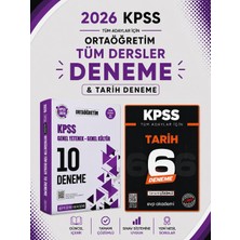 Anla Kazan Yayınları Pegem 2026 Kpss Ortaöğretim 10 Deneme & Kpss Tarih 6 Deneme Evp Akademi Seti