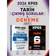 Anla Kazan Yayınları Yediiklim 2026 Kpss Tarih Tüm Sınavlar Çıkmış Sorular & Kpss Tarih 6 Deneme Evp Akademi Seti