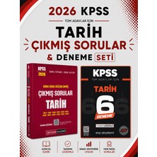 Anla Kazan Yayınları Pegem 2026 Kpss Tarih Çıkmış Sorular & Kpss Tarih 6 Deneme Evp Akademi Seti