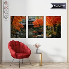 Akıllı Kağıt Statik Tutunma Özellikli Tablo - Poster Manzara (Model-95)