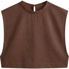 Eclectic Kahverengi Kadın T-Shirt P-0341109