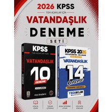 Anla Kazan Yayınları Yediiklim 2026 Kpss Önlisans Vatandaşlık 14 Deneme & Kpss Vatandaşlık 10 Deneme Evp Akademi Seti