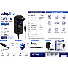 Adapthor TTA-78120 7.8W 7.8V 1A 2.5*0.7 PRİZ TİPİ ADAPTÖR