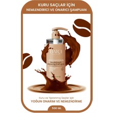 Batçı Kuru ve Yıpranmış Saçlar Için Keratin ve Kolajen Içerikli Kahve Özlü Şampuan 500 ml
