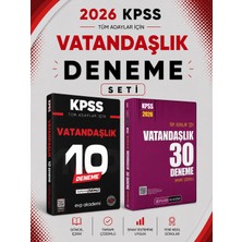 Anla Kazan Yayınları Pegem 2026 Kpss Vatandaşlık 30 Deneme & Kpss Vatandaşlık 10 Deneme Evp Akademi Seti