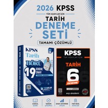 Anla Kazan Yayınları Yediiklim 2026 Kpss Börü Tarih 19 Deneme & Kpss Tarih 6 Deneme Evp Akademi Seti