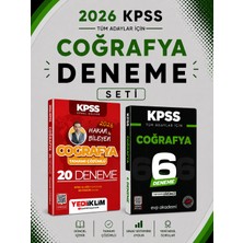 Anla Kazan Yayınları Yediiklim 2026 Kpss Coğrafya 20 Deneme & Kpss Coğrafya 6 Deneme Evp Akademi Seti