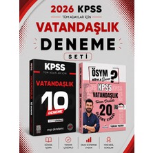 Anla Kazan Yayınları Dizgi Kitap 2026 Kpss Vatandaşlık 20 Deneme & Kpss Vatandaşlık 10 Deneme Evp Akademi Seti