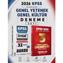 Anla Kazan Yayınları Yediiklim 2026 Kpss Gkgy 3 Deneme & Evp Akademi Kpss Tüm Dersler 32 Deneme Seti