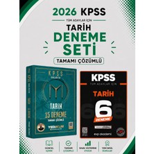Anla Kazan Yayınları Yediiklim 2026 Kpss Tarih 30 Deneme & Kpss Tarih 6 Deneme Evp Akademi Seti