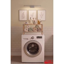 Gugga Rack - Çok Amaçlı 2 Katlı Bambu Çubuklu Banyo ve Mutfak Düzenliyici Stant Organizer 50CM