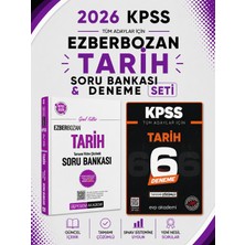 Anla Kazan Yayınları Pegem 2026 Kpss Ezberbozan Tarih Soru Bankası & Kpss Tarih 6 Deneme Evp Akademi Seti
